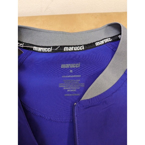 Marucci Men's Baseball Short Sleeve Training Cage Jacket Purple M medium - Picture 2 of 7